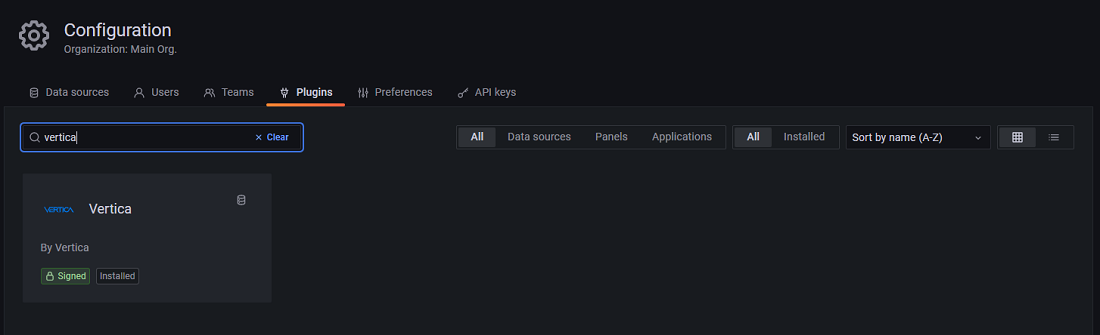 Grafana Plugin Search